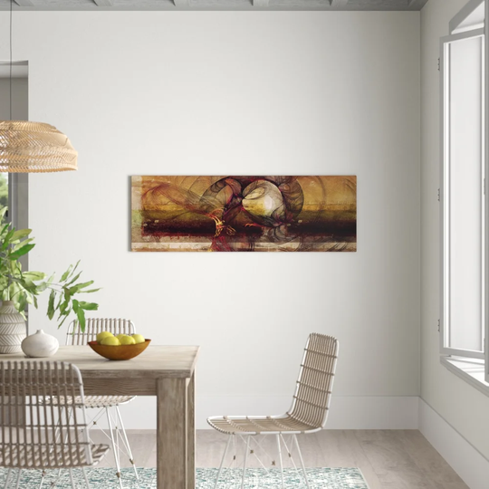 Enigma Panorama Abstract 186 Graphic Art Print on Canvas