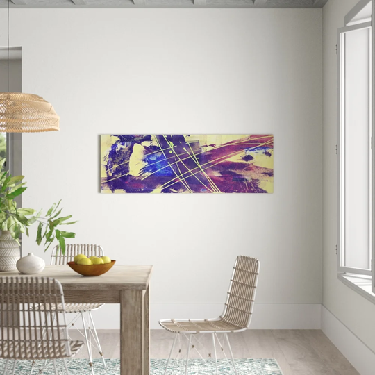 Enigma Panorama Abstract 861 Graphic Art Print on Canvas