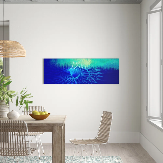 Enigma Panorama Abstract 1469 Graphic Art Print on Canvas