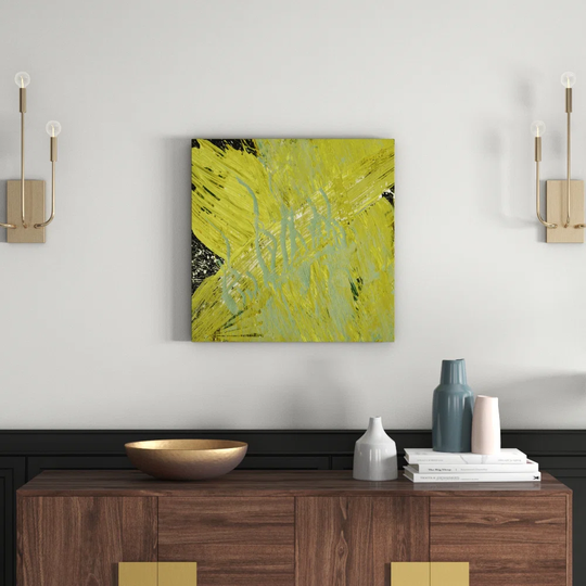 Enigma Abstract 734 Graphic Art Print on Canvas