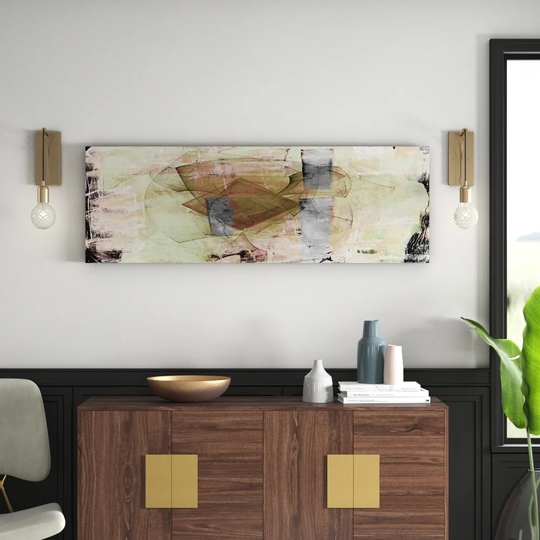 Enigma Panorama Abstract 748 Graphic Art Print on Canvas