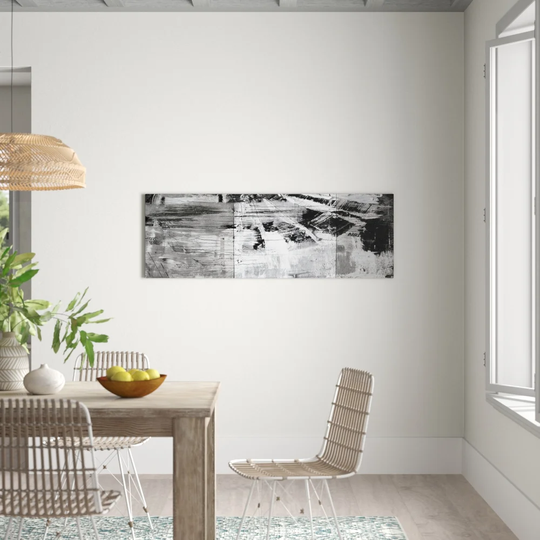 Enigma Panorama Abstract 990 Graphic Art Print on Canvas