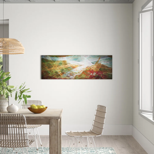 Enigma Panorama Abstract 1200 Graphic Art Print on Canvas