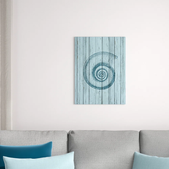 Wood Shell - Unframed Graphic Art Print on Paper