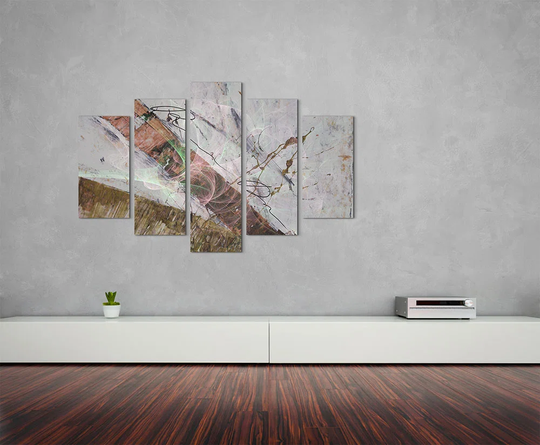 Enigma Sculpture Abstract 1179 Graphic Art Print Multi-Piece Image on Canvas