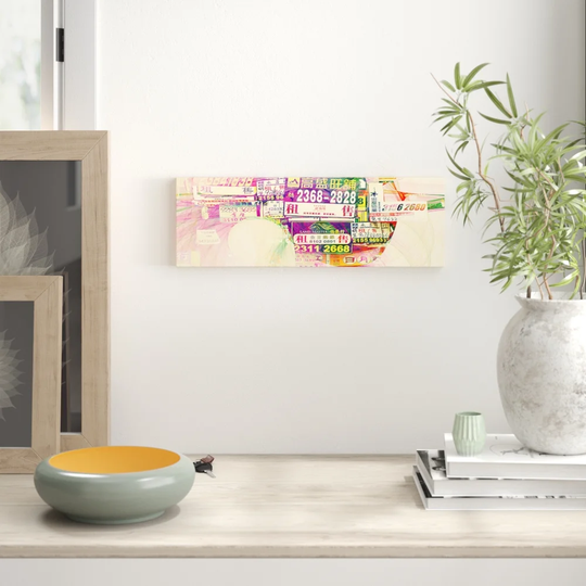 Enigma Panorama Abstract 285 Graphic Art Print on Canvas