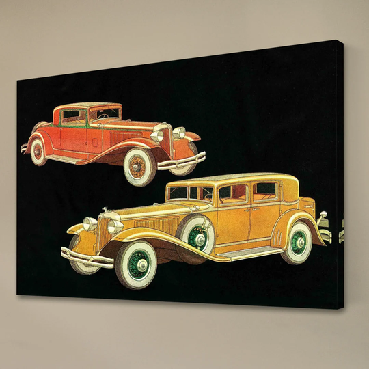 Orange and Yellow - Wrapped Canvas Graphic Art Print