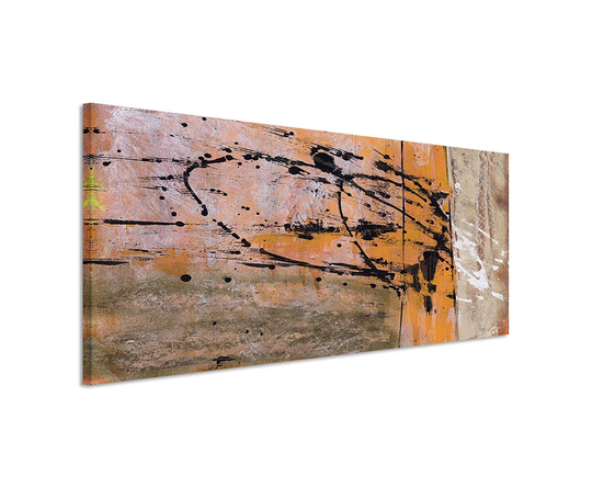 Enigma Panorama Abstract 903 Graphic Art Print on Canvas