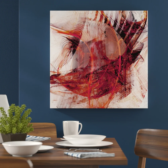 Enigma 1403 Abstract Graphic Art Print on Canvas