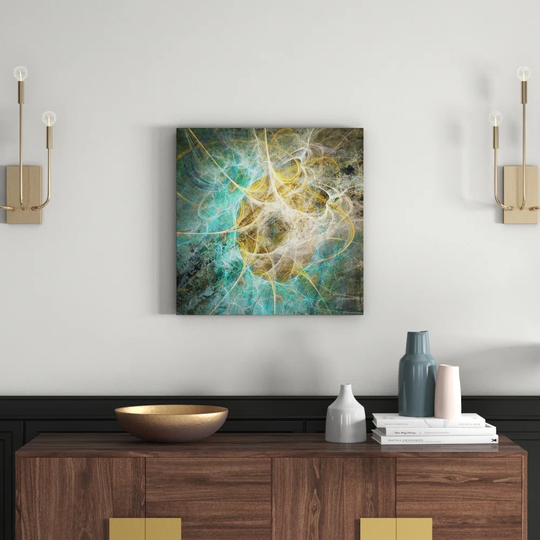 Enigma Abstract 1281 Graphic Art Print on Canvas