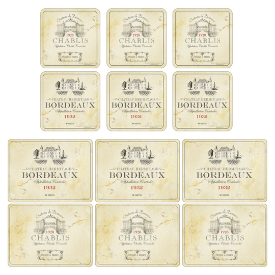 Pimpernel Vin De France Placemats and Coasters Set of 6