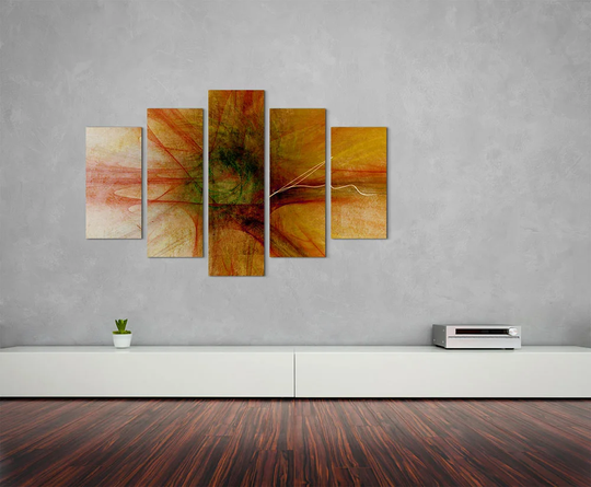 Enigma Sculpture Abstract 1139 Graphic Art Print Multi-Piece Image on Canvas