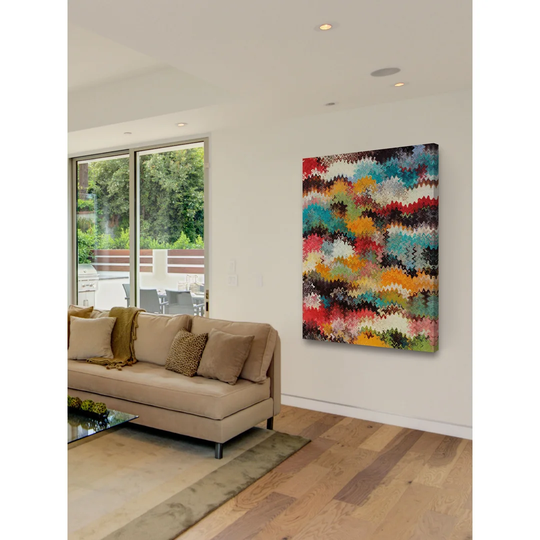Wavy Blends IV by Irena Orlov - Wrapped Canvas Graphic Art Print