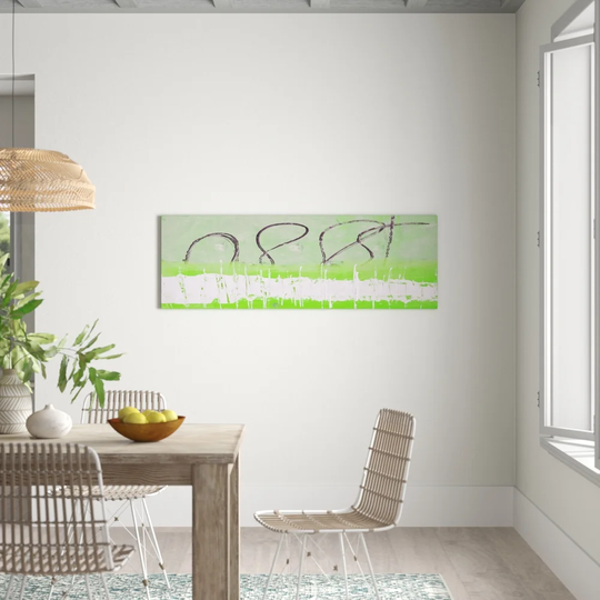 Enigma Panorama Abstract 614 Graphic Art Print on Canvas