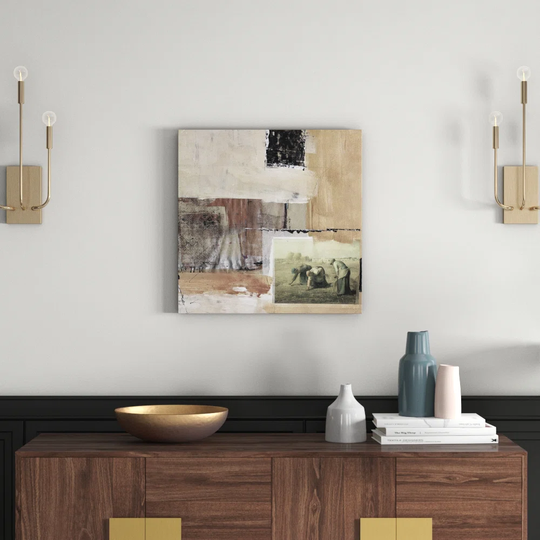 Enigma Abstract 556 Graphic Art Print on Canvas