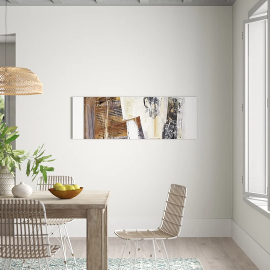 Enigma Panorama Abstract 575 Graphic Art Print on Canvas