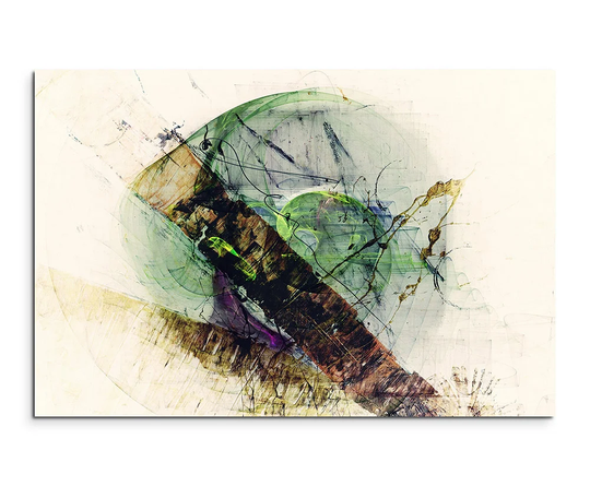 Enigma Abstract 1331 Graphic Art Print on Canvas