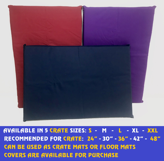 Dog Mattress Bed Waterproof Durable Canvas Cover Foam Inserts_5 Crate Sizes