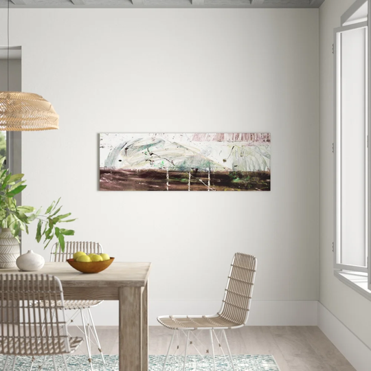Enigma Panorama Abstract 1394 Graphic Art Print on Canvas