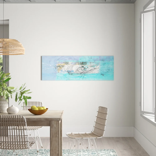 Enigma Panorama Abstract 1391 Graphic Art Print on Canvas