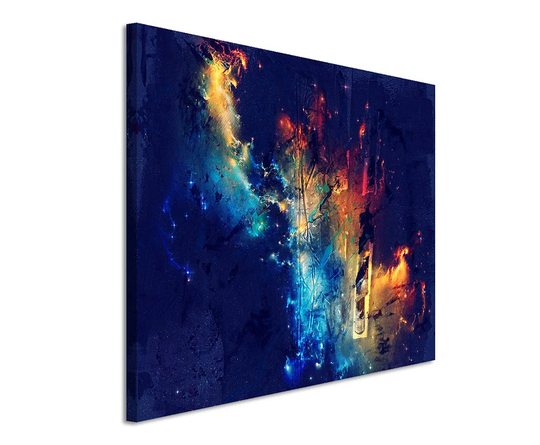Enigma 810 Abstract Graphic Art Print on Canvas