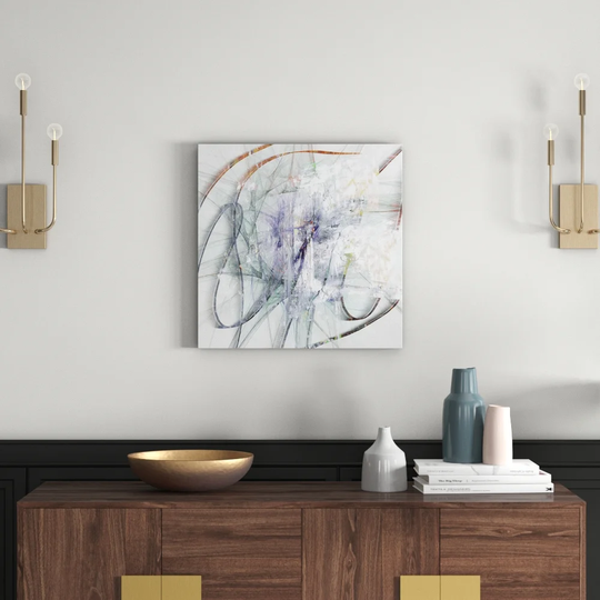 Enigma 1438 Abstract Graphic Art Print on Canvas
