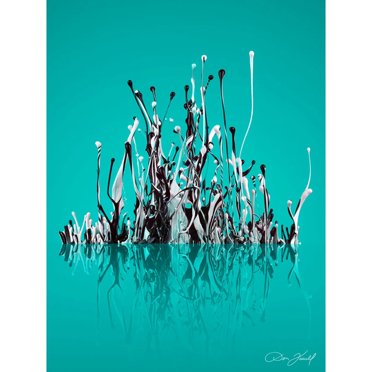Symphonic Teal by Don Farrall - Wrapped Canvas Graphic Art Print