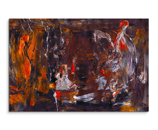 Enigma 879 Abstract Graphic Art Print on Canvas