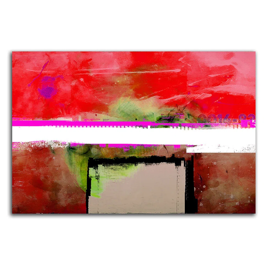 Enigma Abstract 120 Graphic Art Print on Canvas