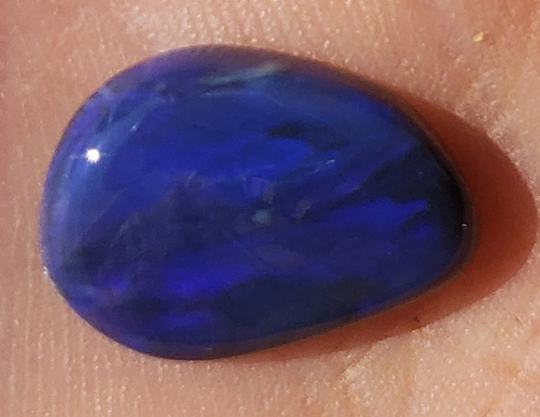 6 Ct. Lightning Ridge Australia Black Opal - 17.6 X 12.3 Mm Natural