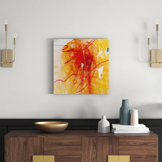Enigma Abstract 1285 Graphic Art Print on Canvas