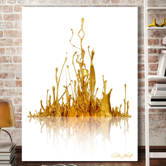 'Reveling in Gold by Don Farrall - Wrapped Canvas Graphic Art Print