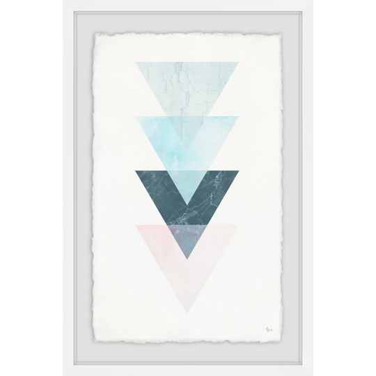 Cones of Colours by Eyre Tarney - Picture Frame Graphic Art Print on Paper
