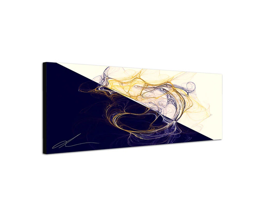 Enigma Panorama Abstract 244 Graphic Art Print on Canvas