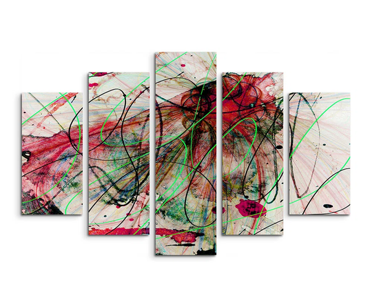 Enigma Scultpure Abstract 1267 Graphic Art Print Multi-Piece Image on Canvas