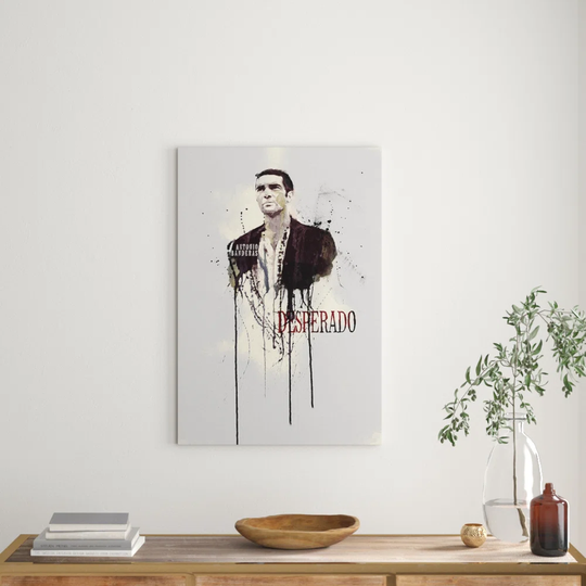 Enigma Antonio Banderas Graphic Art Print on Canvas