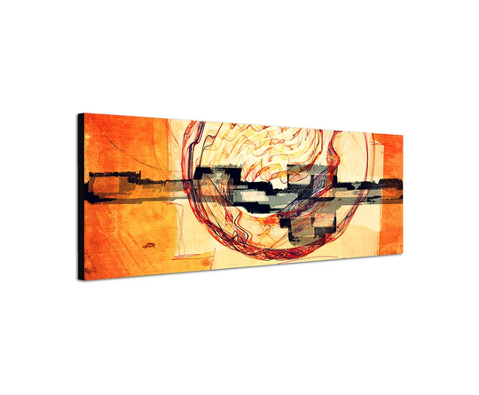 Enigma Panorama Abstract 251 Graphic Art Print on Canvas
