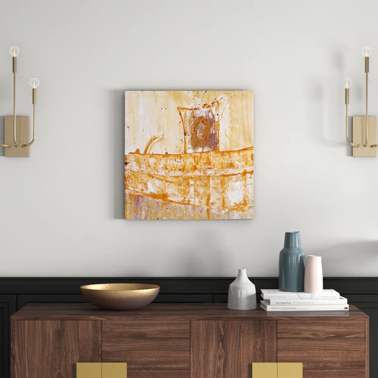 Enigma Abstract 621 Graphic Art Print on Canvas