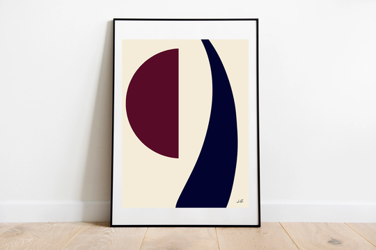 Bold Abstract Graphic Print Wall Art, Colourful Print, Modern Art