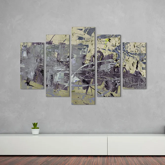 Enigma Abstract 869 Graphic Art Print Multi-Piece Image on Canvas