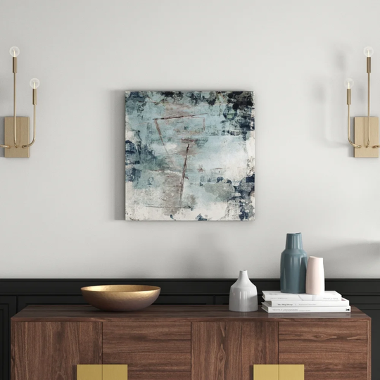 Enigma Abstract 777 Graphic Art Print on Canvas
