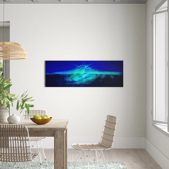 Enigma Panorama Abstract 1479 Graphic Art Print on Canvas