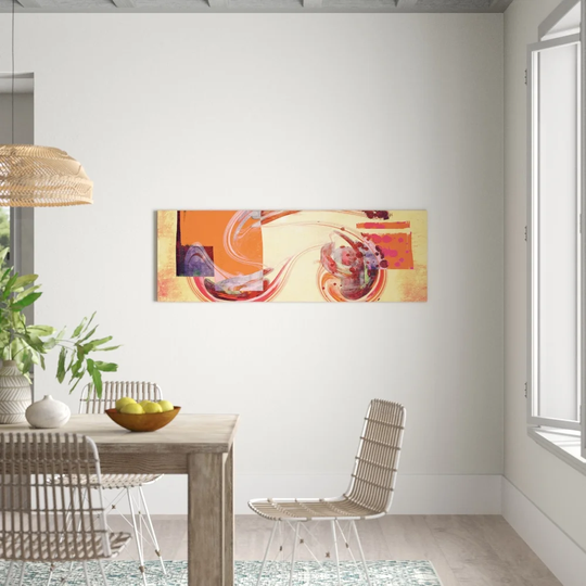 Enigma Panorama Abstract 115 Graphic Art Print on Canvas
