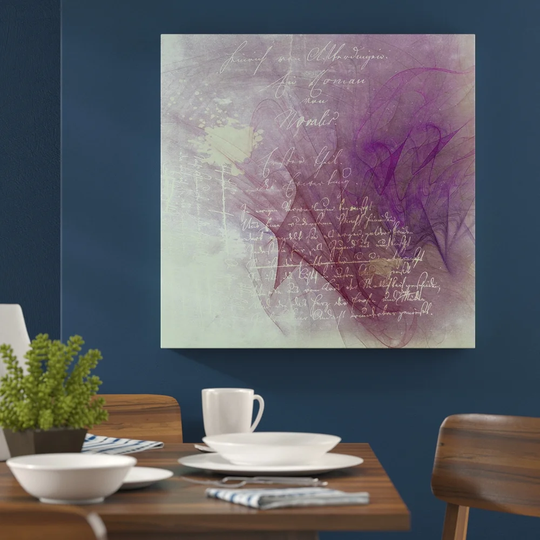 Abstract 1162 - Wrapped Canvas Graphic Art Print on Canvas