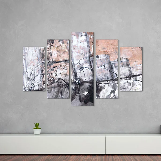Enigma Abstract 668 Graphic Art Print Multi-Piece Image on Canvas