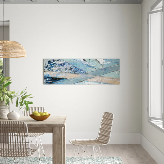 Enigma Panorama Abstract 612 Graphic Art Print on Canvas