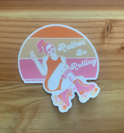 Rather Be Rolling ~ 4"x4