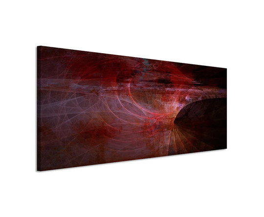 Enigma Panorama Abstract 1482 Graphic Art Print on Canvas