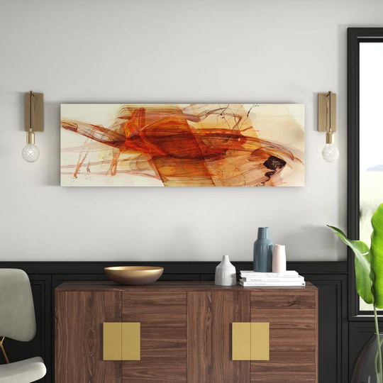 Enigma Panorama Abstract 792 Graphic Art Print on Canvas