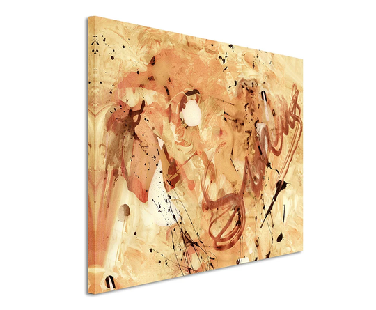 Abstract 517 Graphic Art Print on Canvas
